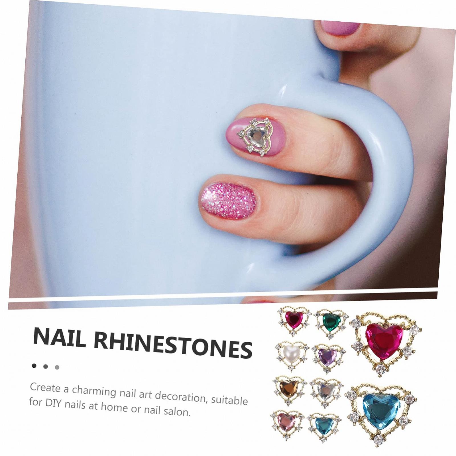 Прикраса для нігтів Любов COHEALI 50 шт. Діамантові дорогоцінні камені для DIY, прикраси для манікюру, фото №9