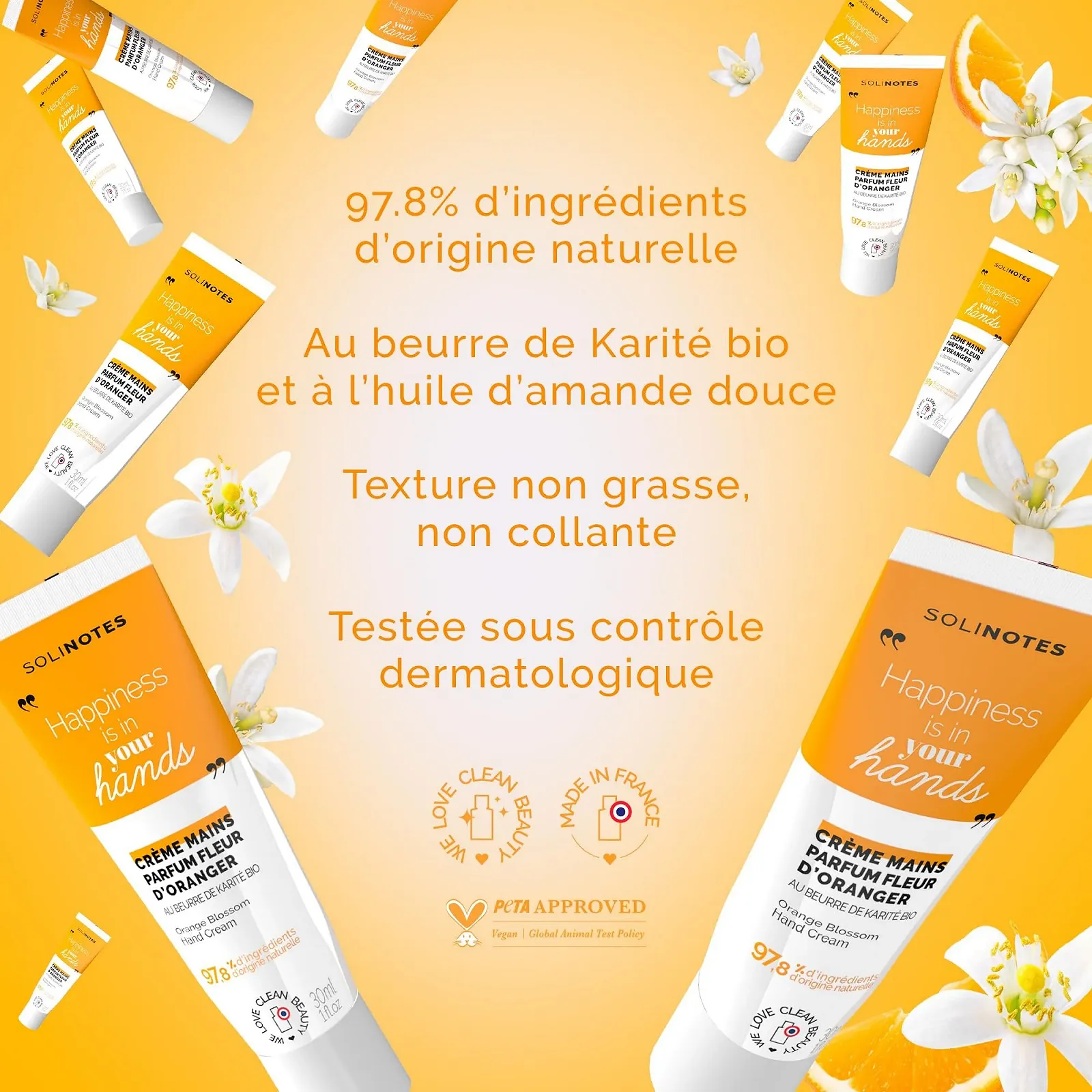 Крем для рук Orange Flower 30 мл, фото №5