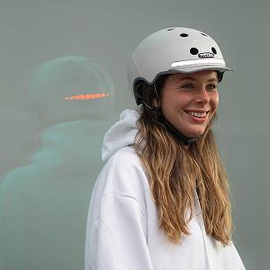 Велосипедный шлем Melon E-Series с подсветкой, передним и задним фонарем, магнитной застежкой, индивидуальной регулировкой synthetic.ua - Фото 1