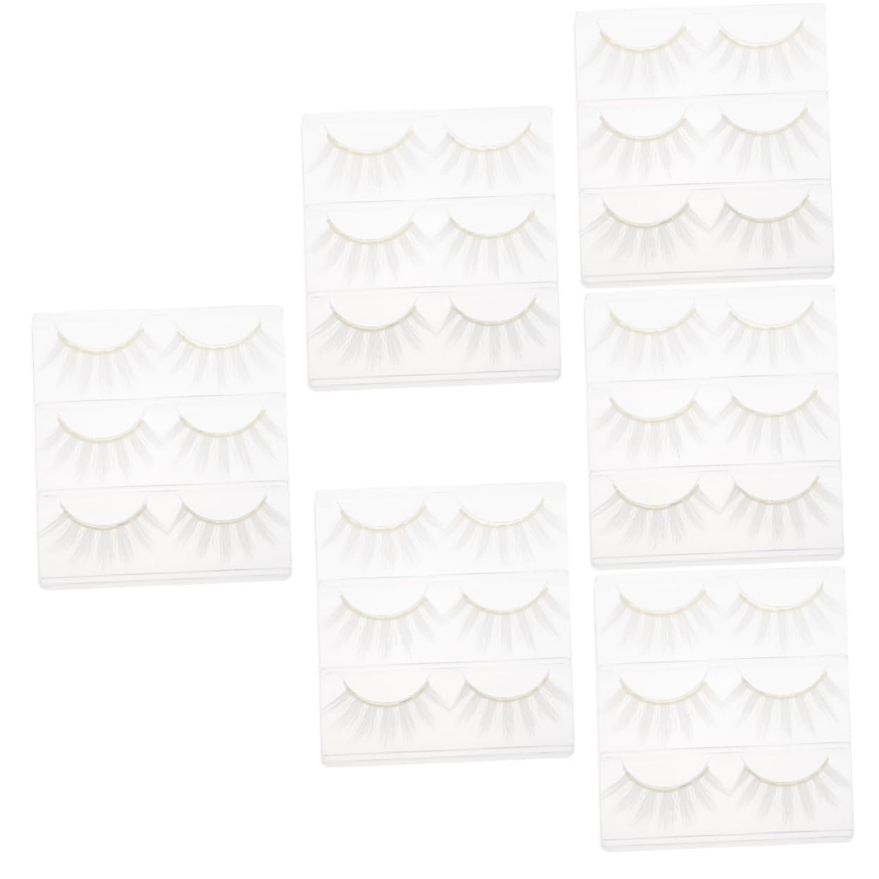 Штучні вії Miss Хімічне волокно Білі Набір з 36, фото №1 Штучні вії Miss Хімічне волокно Білі Набір з 36, фото №1