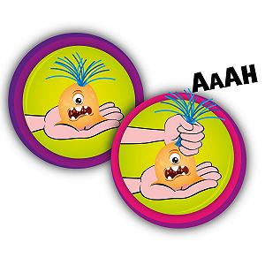 Игрушка-монстр SBABAM Funny Box Crazy Hair, с разноцветными волосами, издает забавные звуки, в комплекте батарейки, 3 шт. synthetic.ua - Фото 1