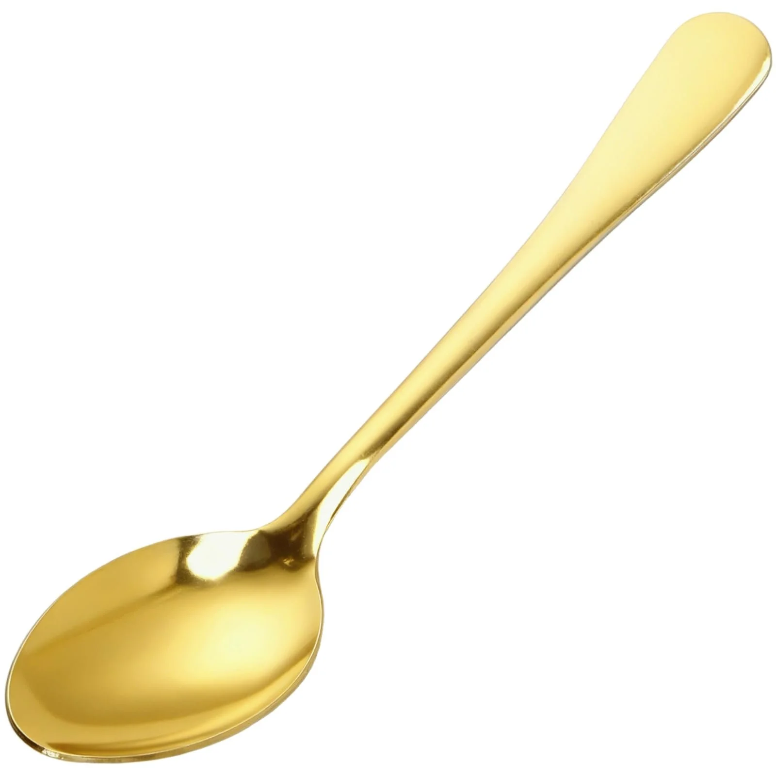 Набір чайних ложок з нержавіючої сталі, 30 шт, Золотий, 13.5 см, фото №4