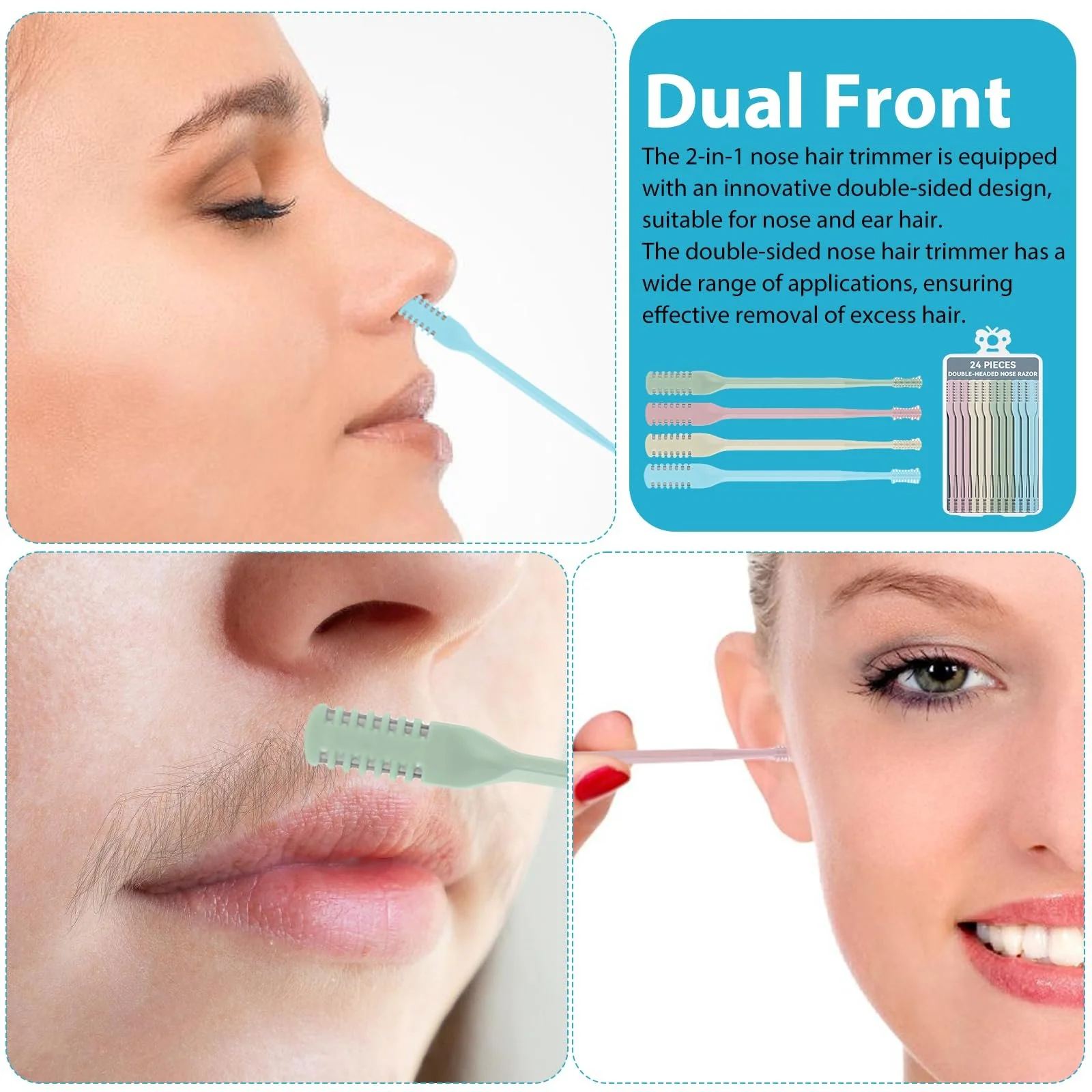 Тример GOEDCH Double Sided Nose Hair Trimmer 2-в-1, фото №4