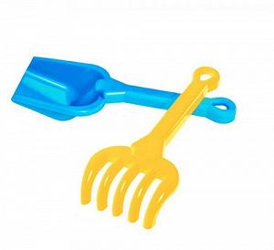 Набор Лопатка и грабли синий [tsi101870-TSI] - Фото 1