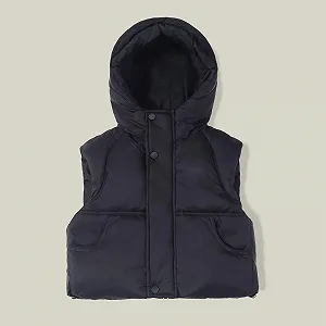 Жилет Teddy Детский Унисекс Флисовая куртка на молнии с капюшоном Мягкая Теплая Зимняя Верхняя одежда Плюшевый жилет Переходная куртка Модная Повседневная одежда для зимы и осени synthetic.ua - Фото 1