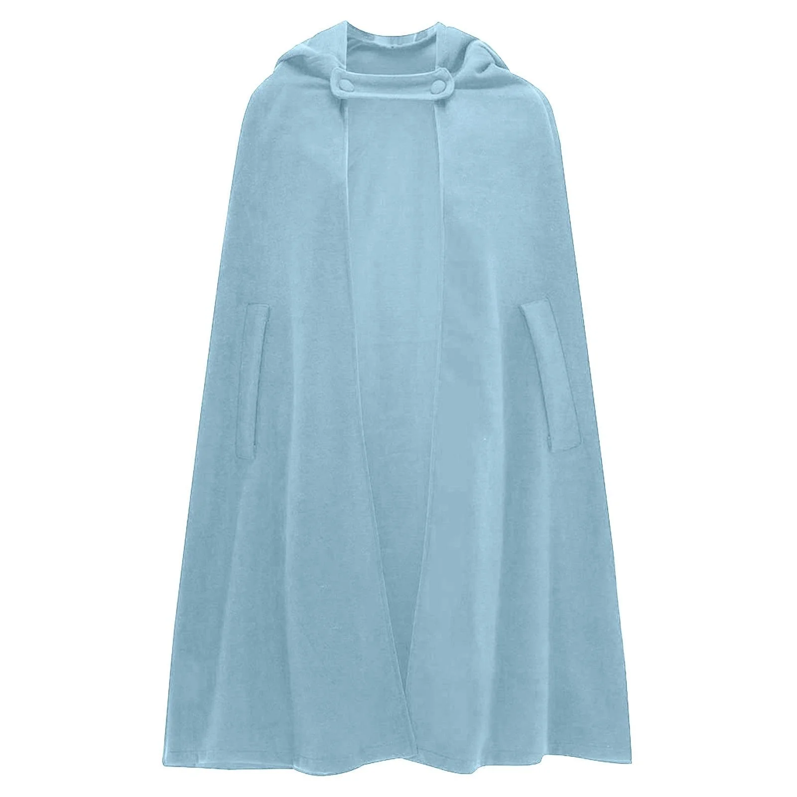 Жіноче пальто-накидка з капюшоном Зимове, фото №3 Жіноче пальто-накидка з капюшоном Зимове, фото №3