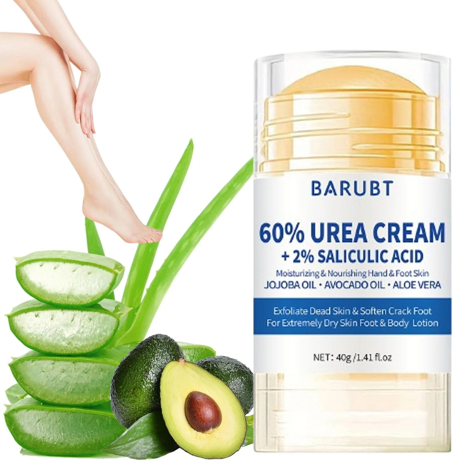 Крем-стик для ног Urea Cream 60% + 2% 40 г, фото №1
