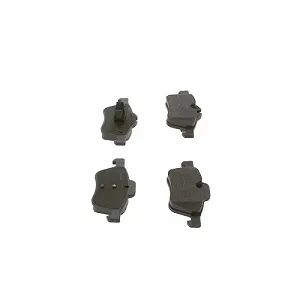 Комплект гальмівних колодок, дискове гальмо BOSCH 0 986 424 652 для BMW MINI, передній міст synthetic.ua - Фото 1