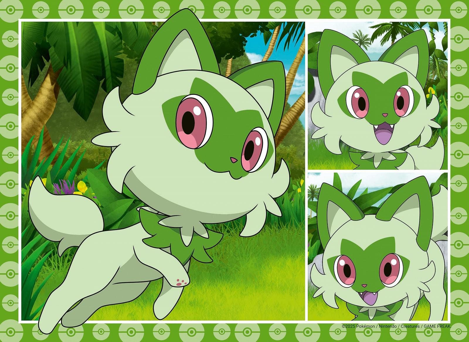 Детский пазл Ravensburger Speedy Puzzle Pokémon 4 x 35 элементов, фото №3