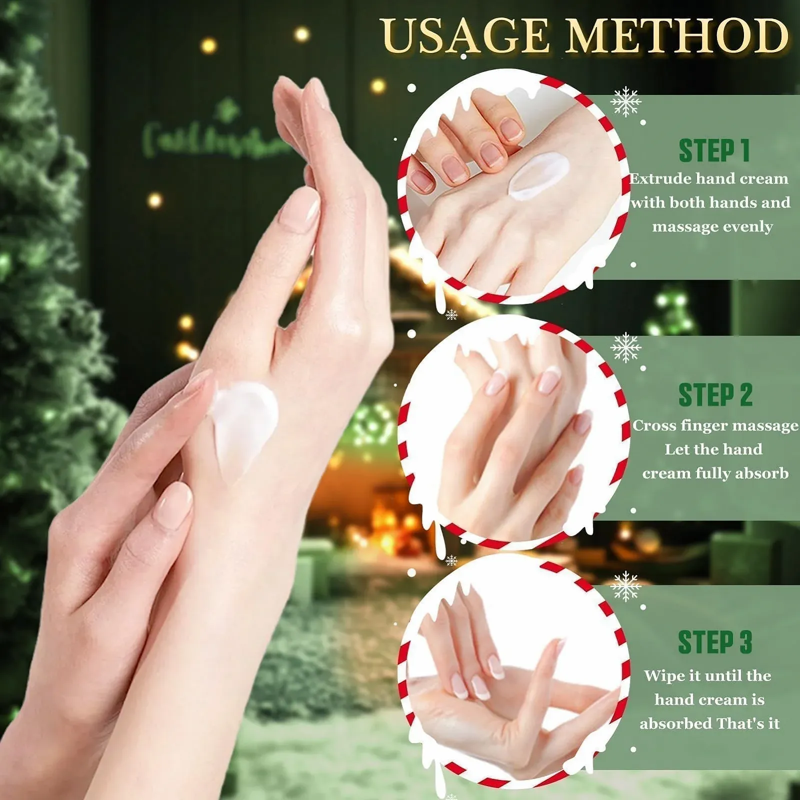 Набір із 5 Різдвяних Кремів для Рук, Міні Крем для Рук, фото №5