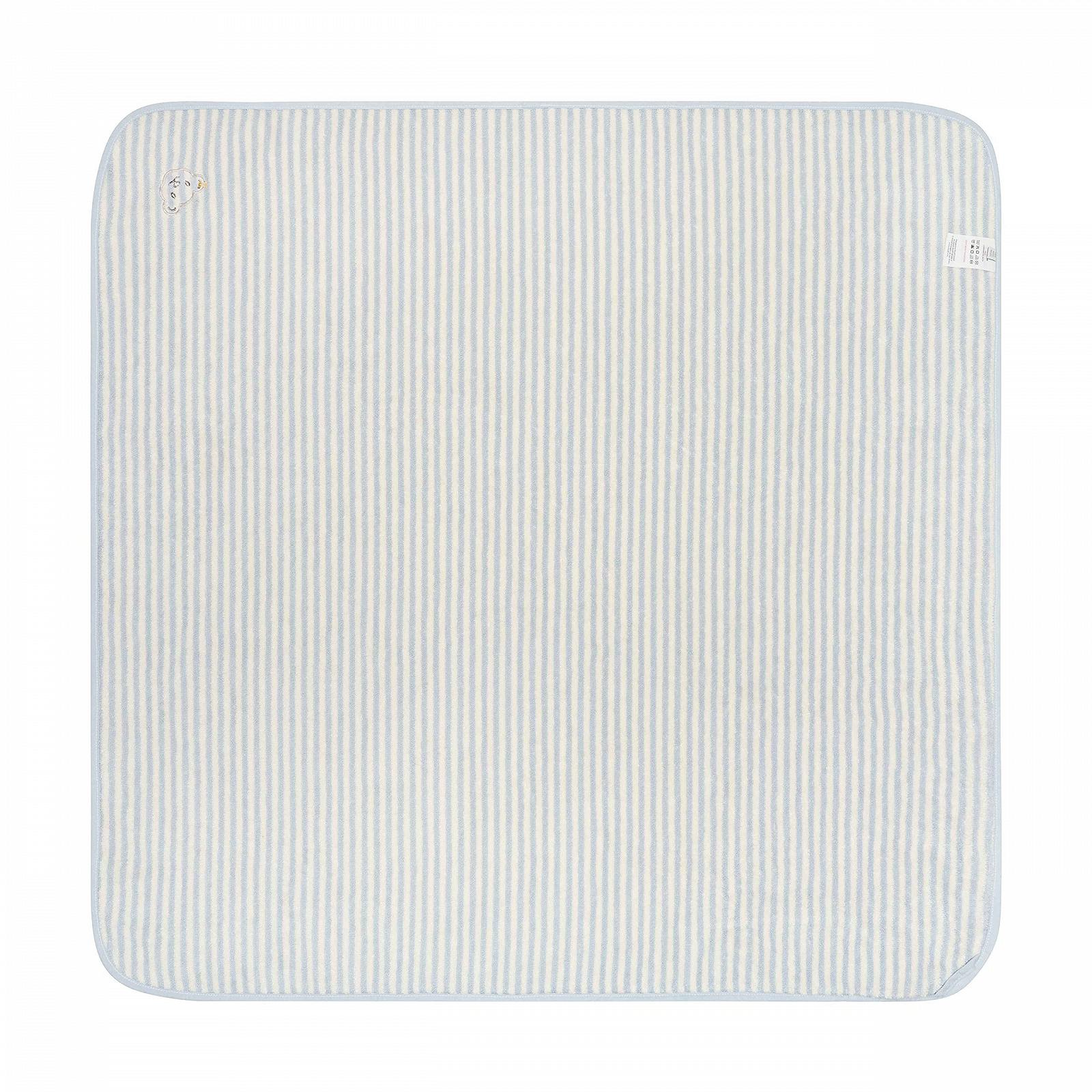 Полотенце банное Steiff Baby Unisex с капюшоном 100 x 100 см, небесно-голубой, размер One Size, фото №2