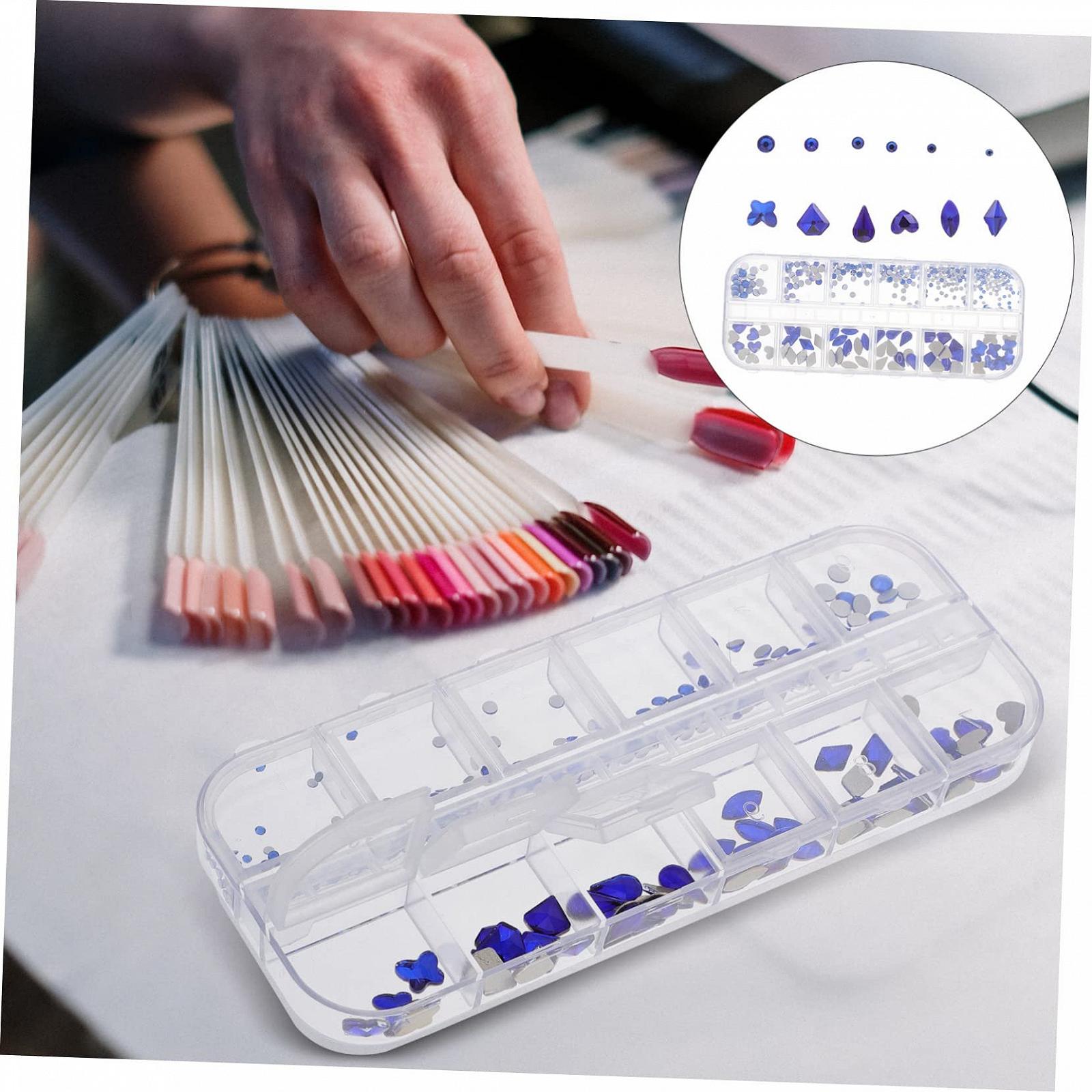 Стразы для ногтей Healvian со стразами для креативного украшения ногтей для особых случаев, таких как Рождество, дни рождения и юбилеи. Легко наносятся и безопасны для ногтей, фото №2