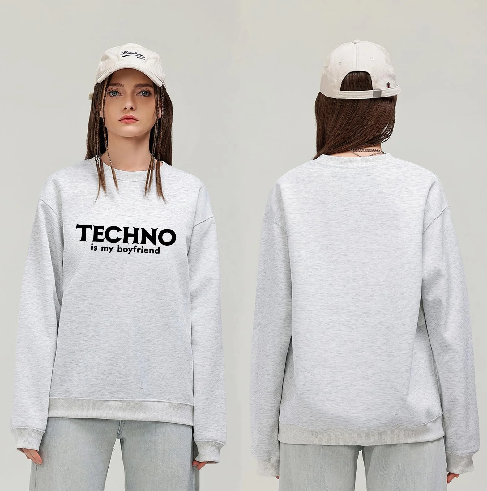 Свитшот Techno Is My Boyfriend, фото №3