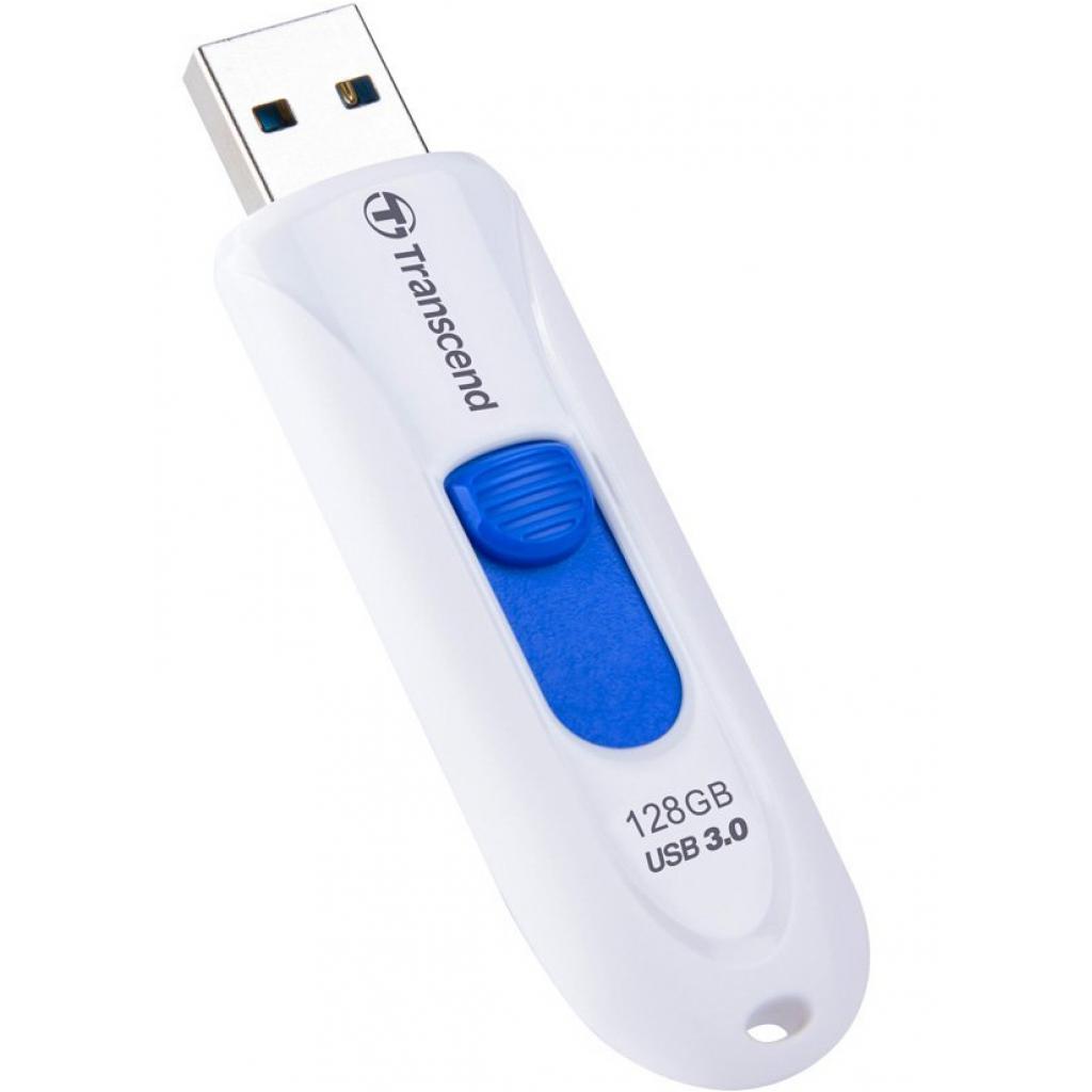 USB флеш-накопитель Transcend JetFlash 790 64GB TS64GJF790W White 6239829, фото №3