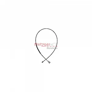 Трос стоянкового гальма METZGER 11.5757 для OPEL задній правий - Фото 1