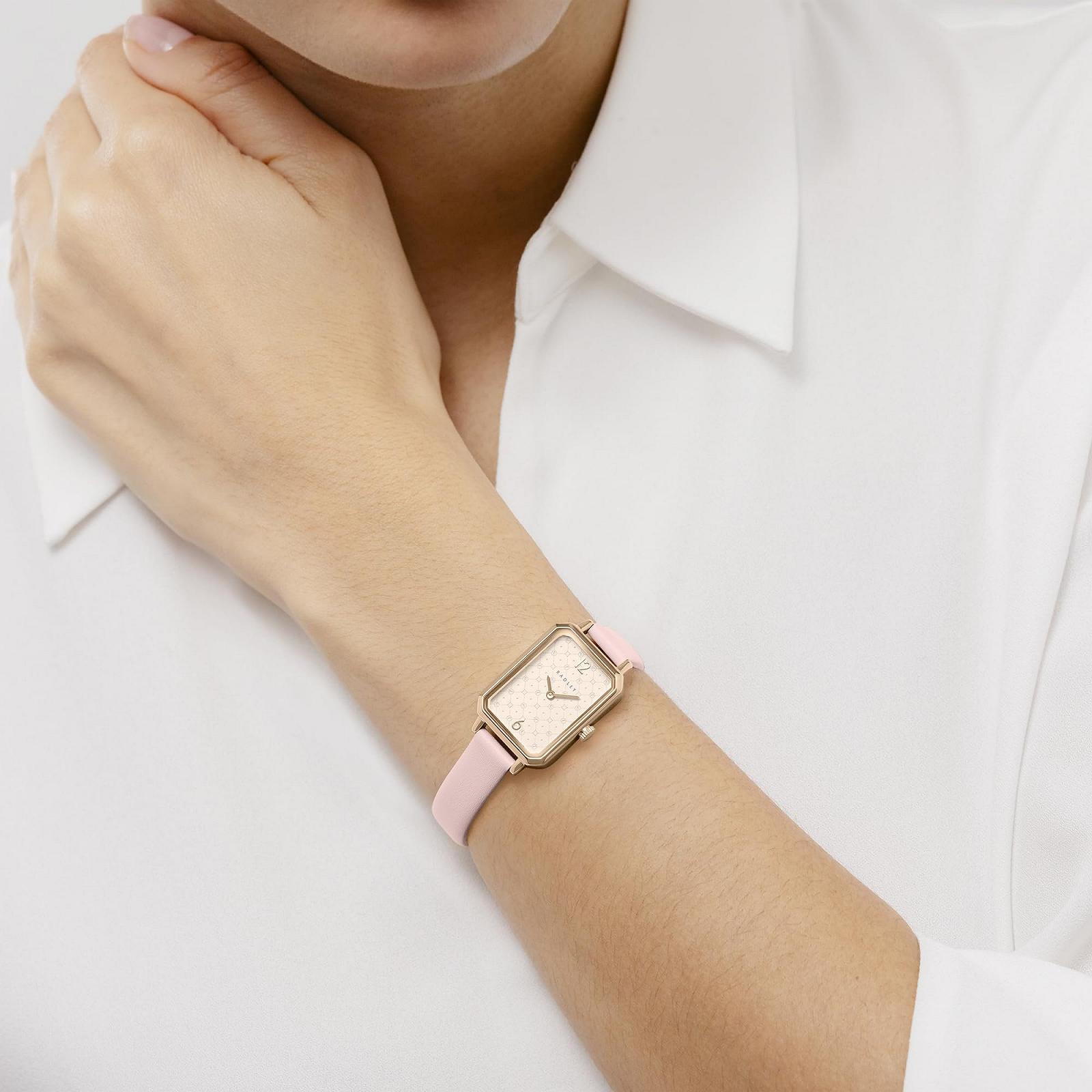 Годинник Radley Praire, рожеве золото, 20 мм, рожевий шкіряний ремінець, фото №3