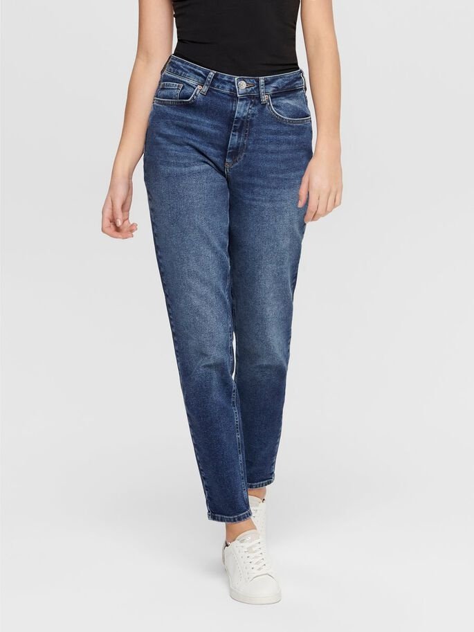 Джинси ONLVENEDA LIFE MOM JEANS REA844 NOOS 15206610 Dark Blue Denim ONLY Темно-синій  XL, фото №3