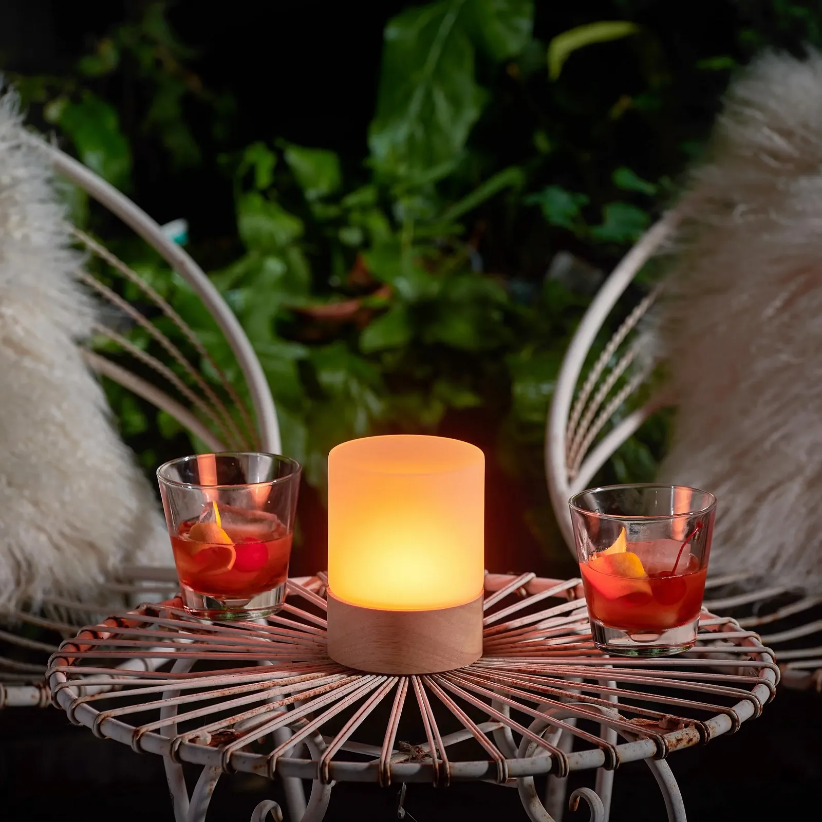 Настільна лампа Omniance Elara LED Акумуляторна Бездротова з пультом ДК 1 лампа 2 джерела світла, фото №9