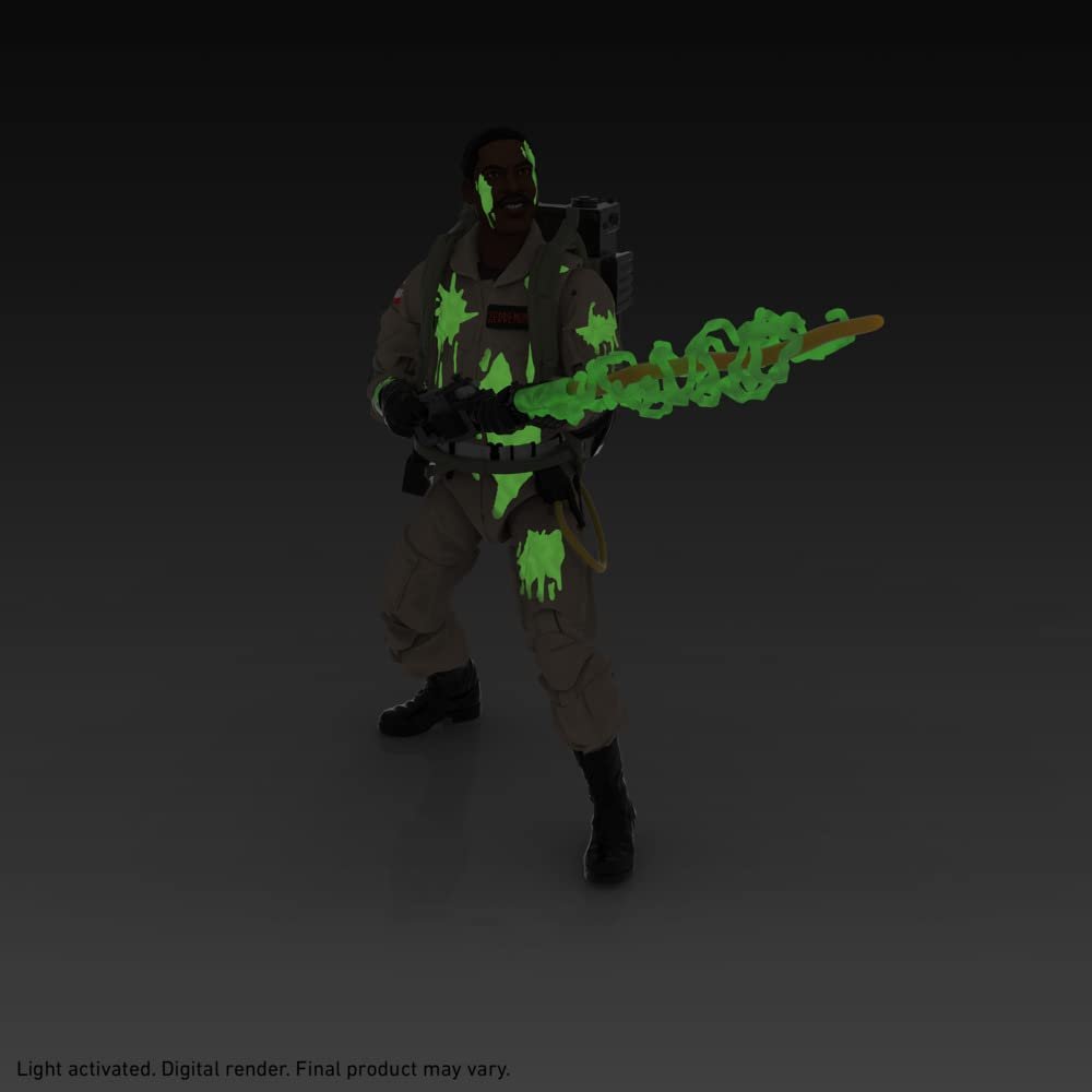 Фигурка Ghostbusters Plasma Series Ghostbusters Уинстон Зедемор, светится в темноте, 15,2 см, коллекционная, фото №4