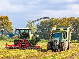 Фотопазл CALVENDO Claas Jaguar 950 and Fendt 724 Vario with Fendt Tigo 65 XR D Loading Trolley 1000 деталей 64 x 48 см Landscape - Фото 1