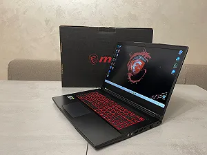 Игровой ноутбук MSI Thin 15 GF63 10SC-035US, 15,6 FHD IPS, i5-10300H, 16GB, 256GB SSD+500GB, GTX 1650 4GB synthetic.ua - Фото 1