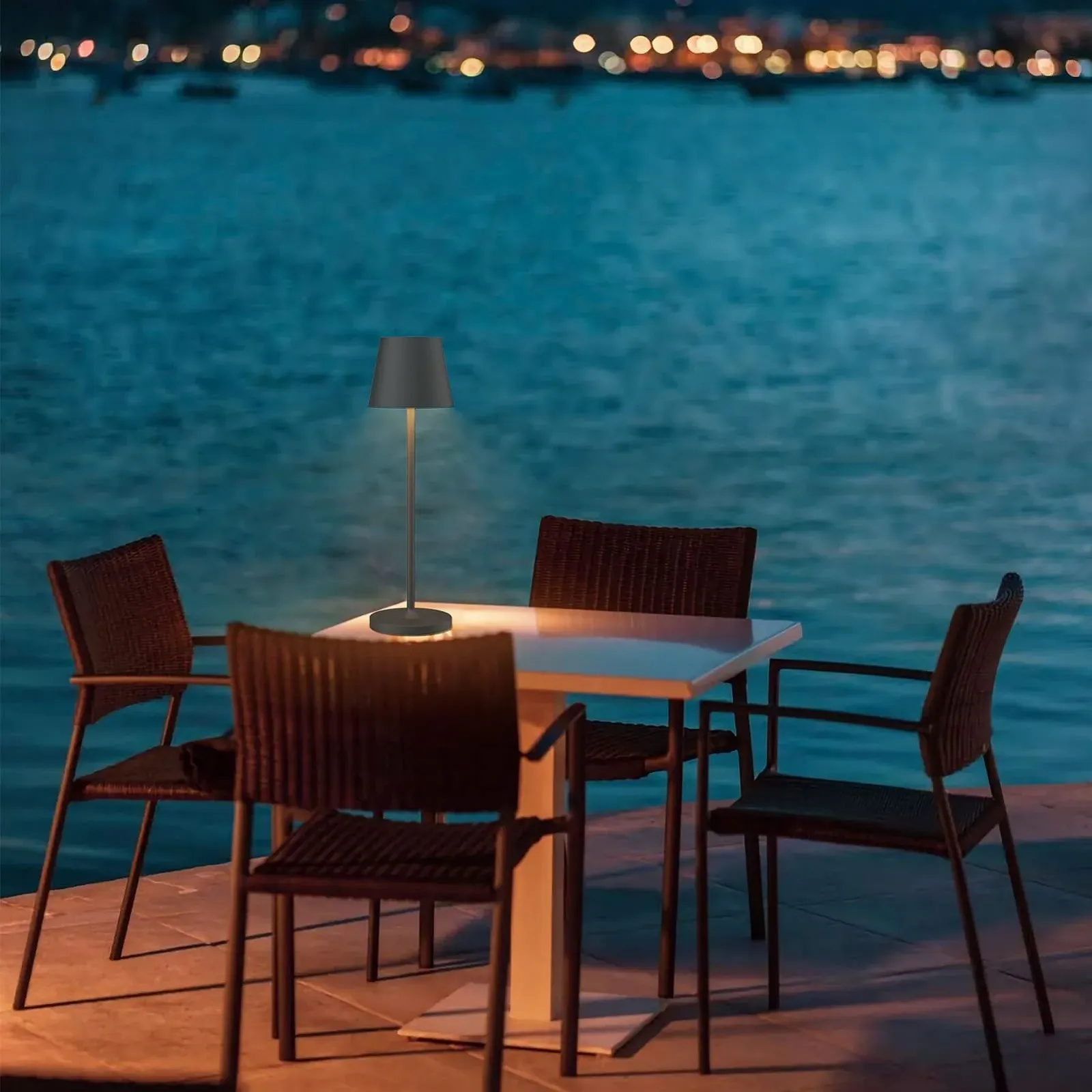 Настінний світлодіодний світильник Lianqi LED IP54 Водонепроникний Регульований кут променя Тепле біле світло, фото №7