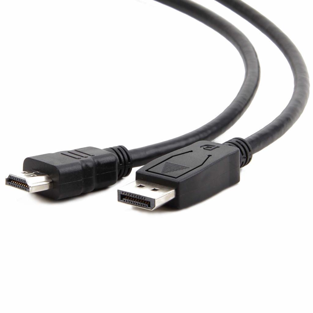 Кабели мультимедийные Cablexpert DisplayPort to HDMI 5.0m CC-DP-HDMI-5M, фото №2 Кабели мультимедийные Cablexpert DisplayPort to HDMI 5.0m CC-DP-HDMI-5M, фото №2