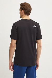 Футболка EASY TEE TNF 0A8A6CJK31 THE NORTH FACE Чорний S synthetic.ua - Фото 1