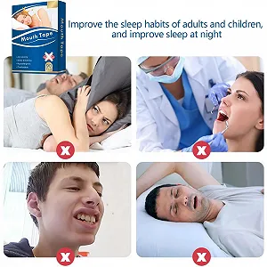 Смужки від хропіння Backlight для рота, смужки для сну synthetic.ua - Фото 1