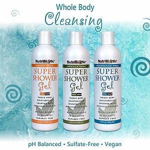 Гель для душу Nutribiotic Super Shower Gel Vanilla Chai 128 рідких унцій synthetic.ua - Фото 1