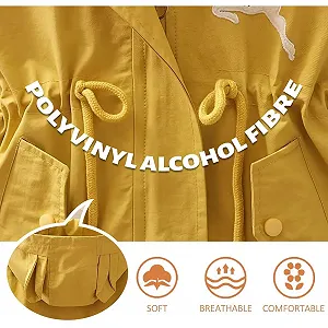 Перехідна дитяча куртка для дівчаток Amur Leopard, вітрозахисне пальто synthetic.ua - Фото 1