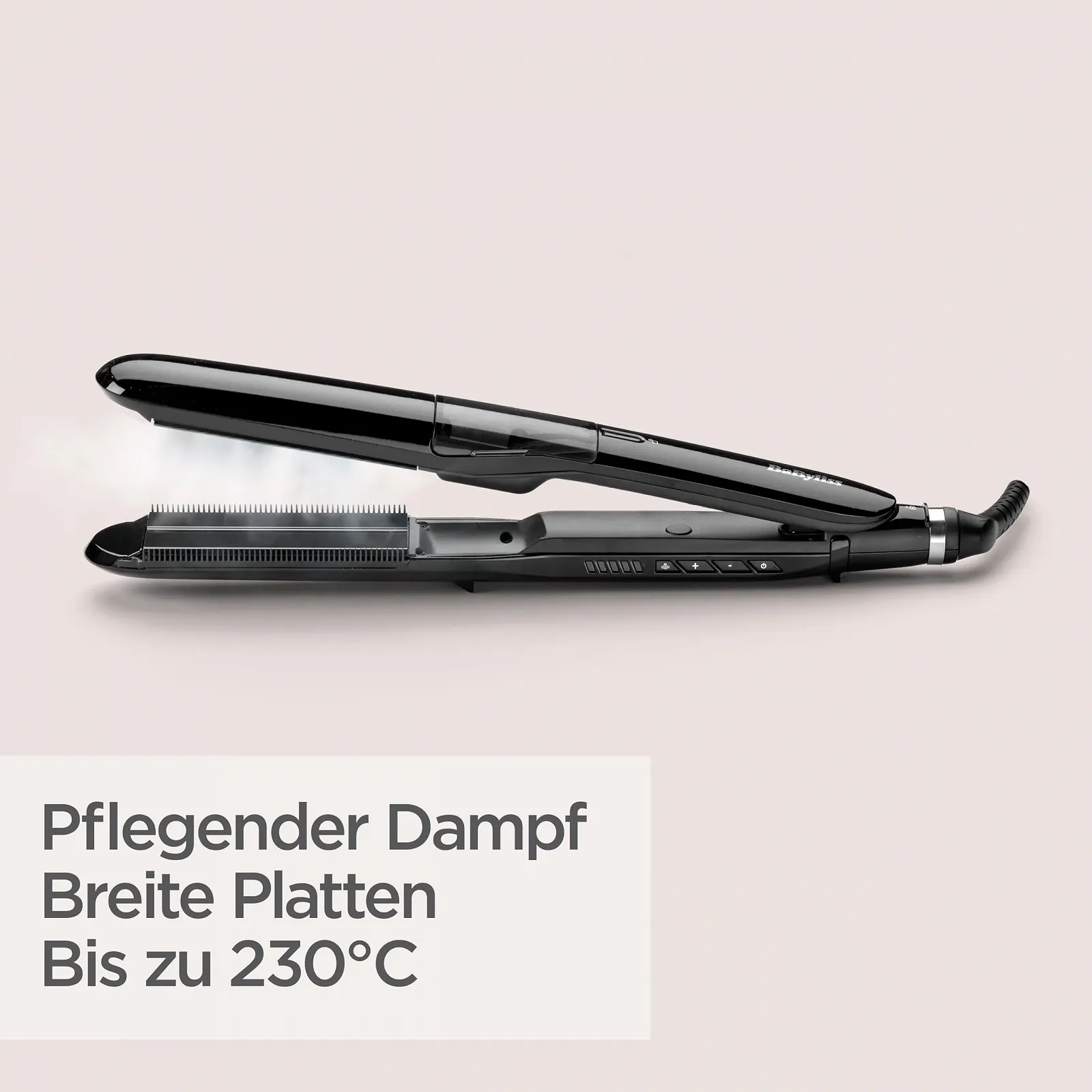 Паровой выпрямитель для волос BaByliss Steam Straight ST492E, фото №5
