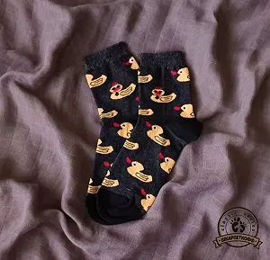 Чоловічі молодіжні шкарпетки високі демісезонні чорні 39 - 44 розмір - Фото 1