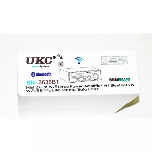 Усилитель звука UKC SN 3636 BT с радио и Bluetooth gr_008072, фото №4