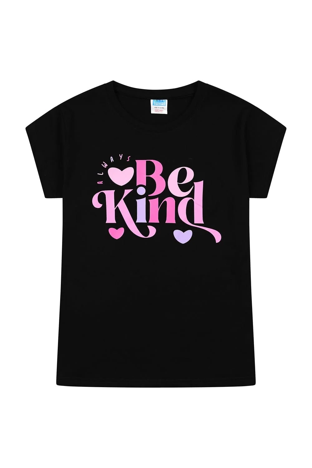 Пижамный комплект Be Kind Чёрный Розовый Длинный Хлопок, фото №4 Пижамный комплект Be Kind Чёрный Розовый Длинный Хлопок, фото №4