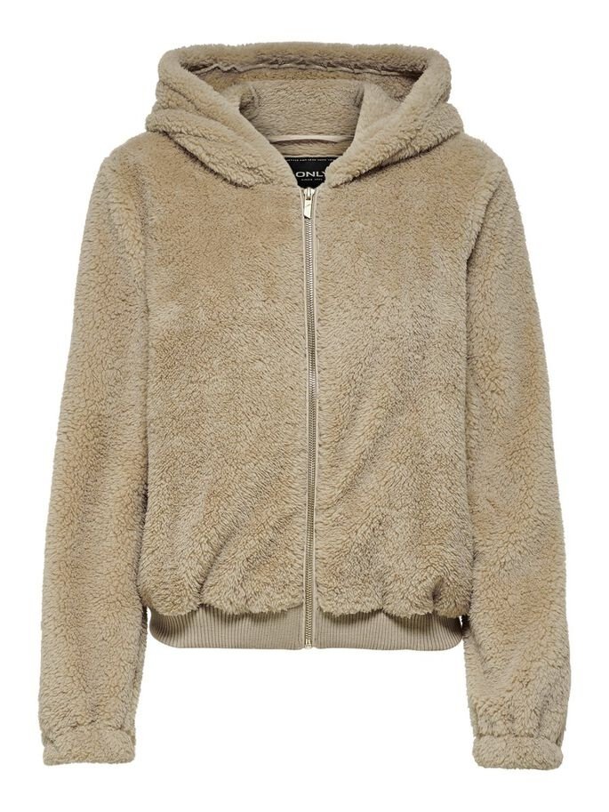 Куртка ONLY CONTACT SHERPA JACKET OTW 15183166-Cuban Sand Бежевый S, фото №1