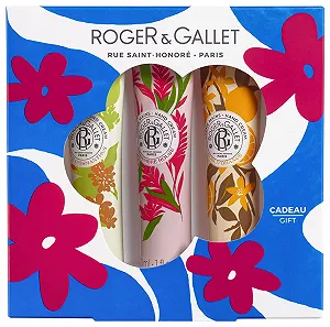 Крем для рук Roger & Gallet Trio, Цветок османтуса, Красный имбирь и Апельсиновое дерево, 3 x 30 мл - Фото 1