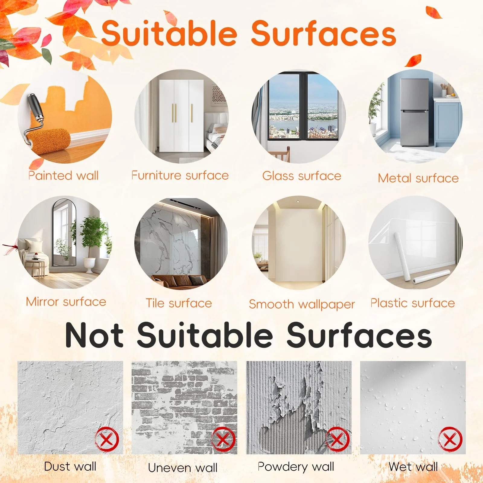 Наклейка на стіну Лісові тварини Олень, білка, їжак, гриби Для дитячої кімнати ПВХ Матова, фото №6