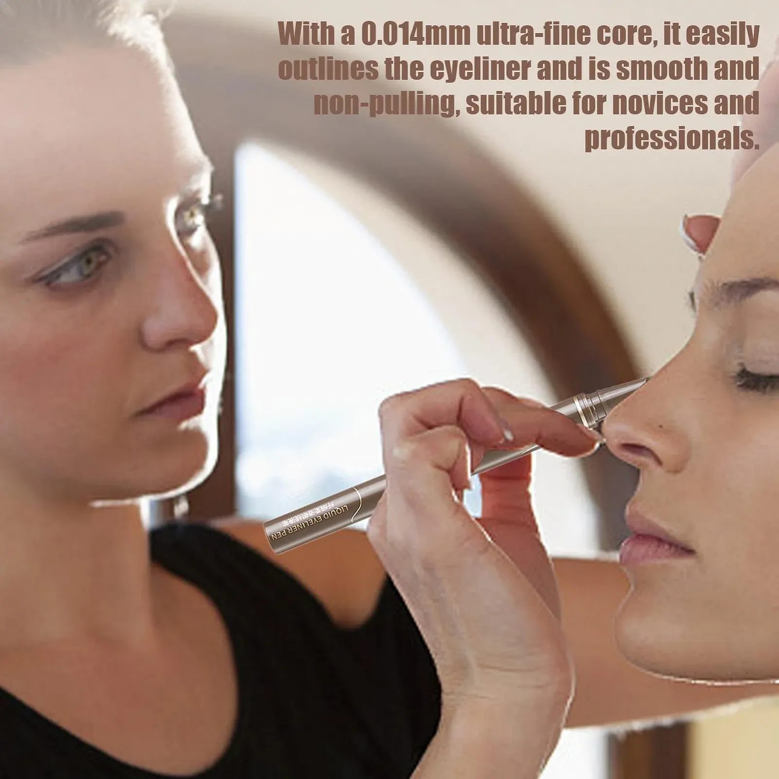 Водостійка Підводка для очей, водостійка, довговічний, гладкий, ультратонкий, фото №3 Водостійка Підводка для очей, водостійка, довговічний, гладкий, ультратонкий, фото №3