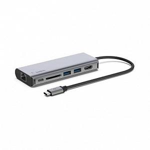 Концентратор Belkin USB-C 6in1 Multiport Dock AVC008BTSGY - Фото 1