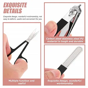 Набір для манікюру Healvian з інструментами для педикюру, з нержавіючої сталі, чорний ціна на synthetic.ua - Фото 1 Набір для манікюру Healvian з інструментами для педикюру, з нержавіючої сталі, чорний synthetic.ua - Фото 1