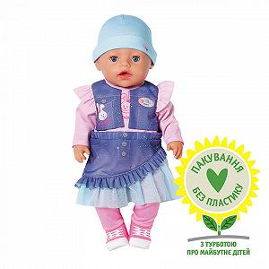 Интерактивная кукла Zapf Creation Baby Born - Джинсовый стиль крохи (836385) - Фото 1