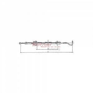 Трос газа METZGER 11.087 для VW - Фото 1