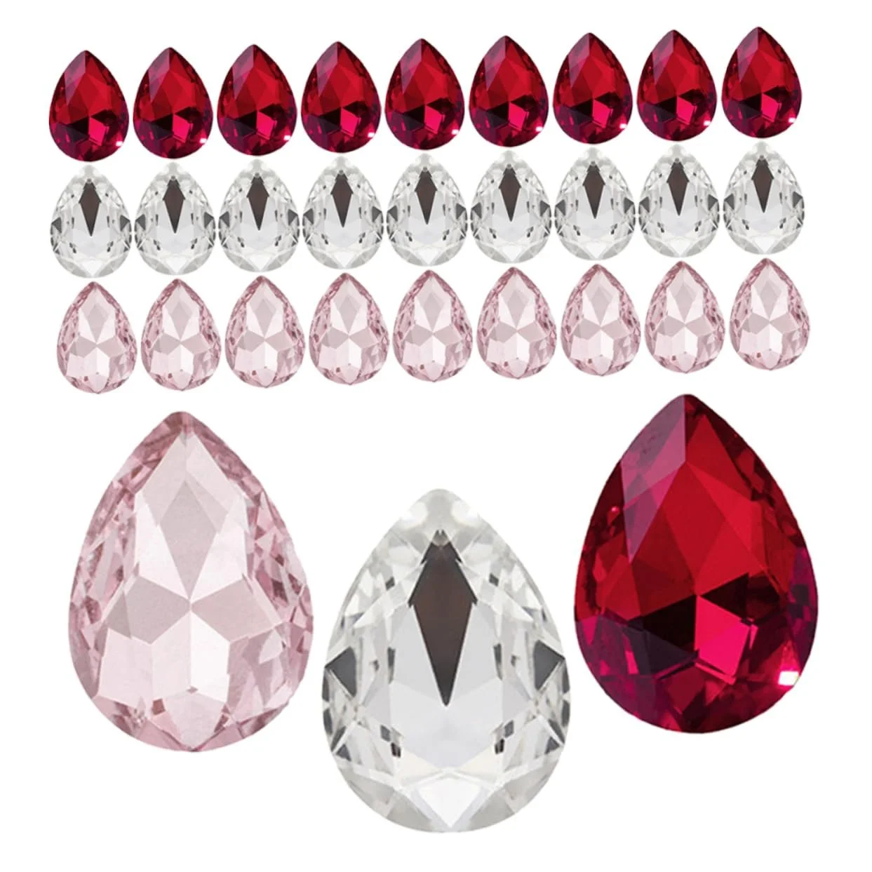 Наклейки Кристалічні Діаманти Аксесуари 150 шт., фото №1