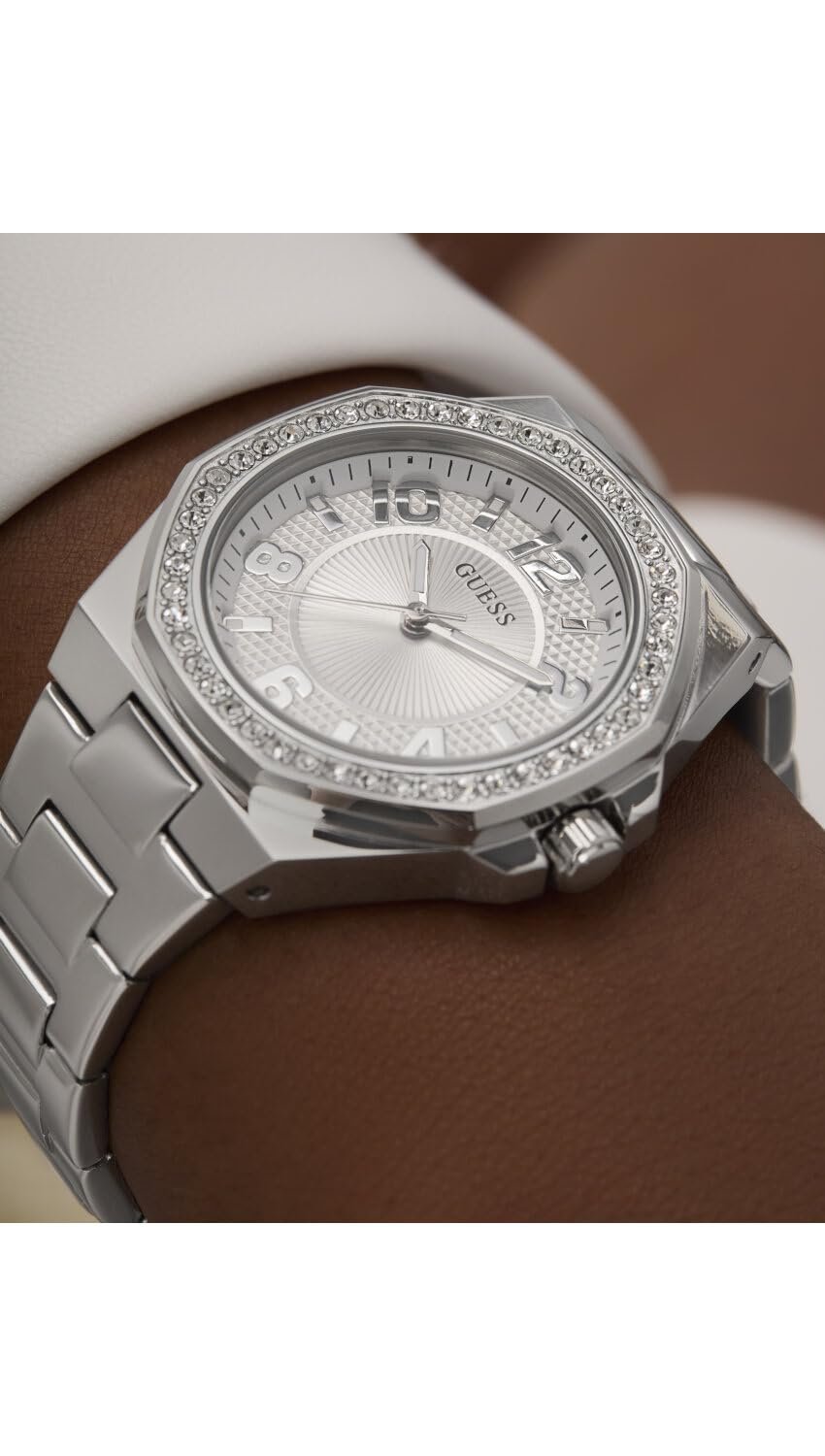 Жіночий годинник GUESS CONTESSA GW0877L1 Сріблястий, фото №7