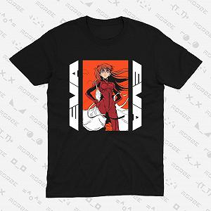 Футболка Аниме Евангелион Аска Лэнгли Evangelion Asuka Langley TH066 S - Фото 1