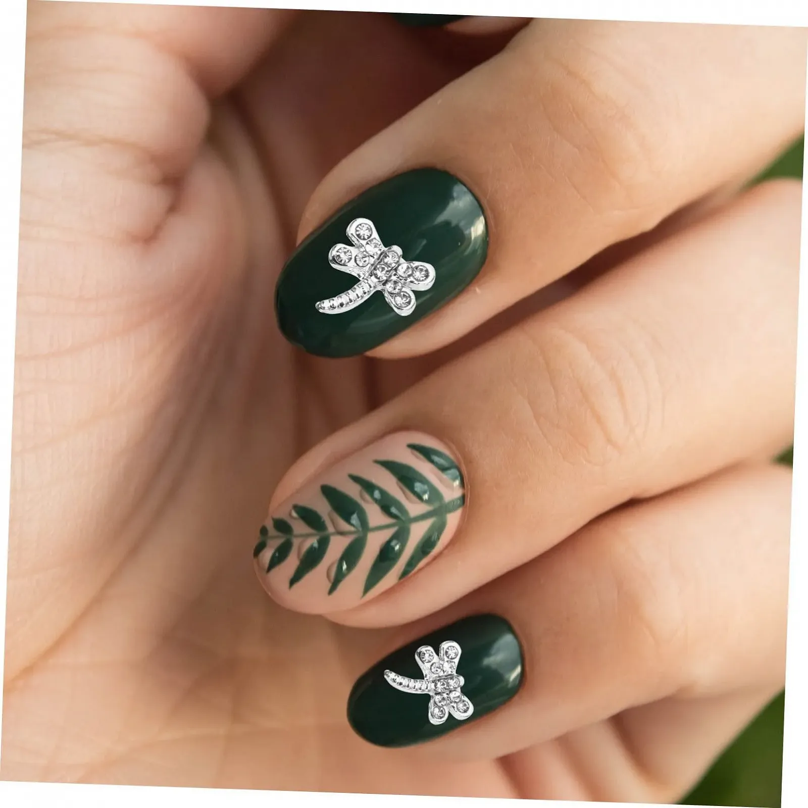 Підвіски для нігтів Бабка Декоративні дорогоцінні камені для манікюру, фото №6