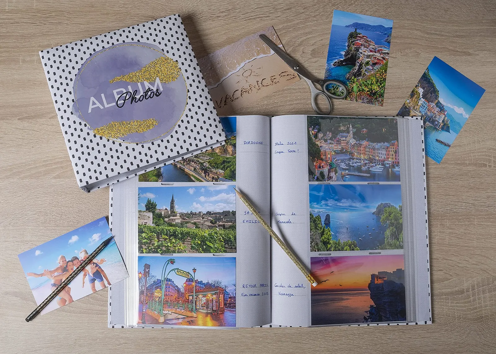 Фотоальбом Exacompta с кармашками Bright 300 фотографий 10 x 15 см, 100 страниц, 22.5 x 32.5 см, обложка из печатной бумаги с глянцевой защитной пленкой, золотое тиснение, фото №7 Фотоальбом Exacompta с кармашками Bright 300 фотографий 10 x 15 см, 100 страниц, 22.5 x 32.5 см, обложка из печатной бумаги с глянцевой защитной пленкой, золотое тиснение, фото №7