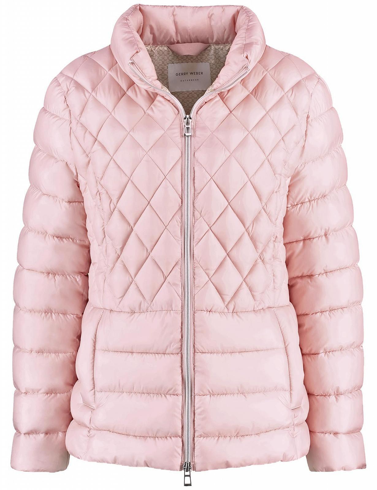 Куртка стеганая Gerry Weber с длинными рукавами однотонная, фото №1