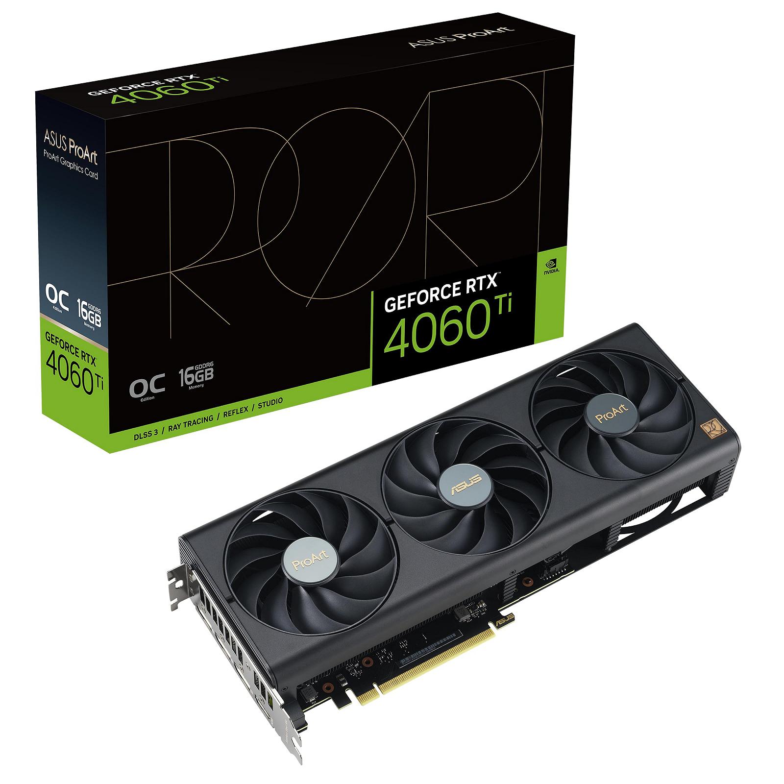 Відеокарта ASUS ProArt GeForce RTX 4060 Ti OC Edition 16 ГБ GDDR6 Gaming, фото №1